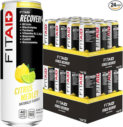FITAID Recovery Blend, 100% Clean and Paleo Friendly, BCAAs, Glucosamine, Electrolyes, L-Glutamine