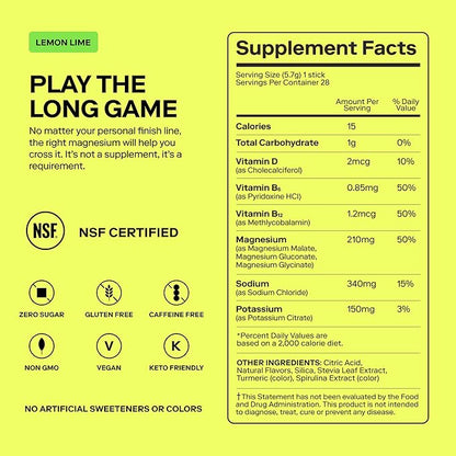 Magna Electrolyte Powder Drink Mix for Hydration, Energy & Focus Support with Magnesium L