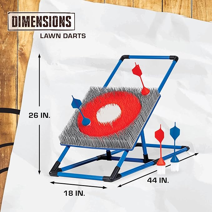 Eastpoint Axe Throw & Lawn Dart Target Sets - Bristle Axe Throwing Target & 2-in-1 Combo Backyard