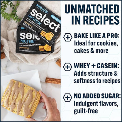 PEScience Select Protein Powder, Whey and Casein Blend, Clean Protein Powder for Women and Men, Low