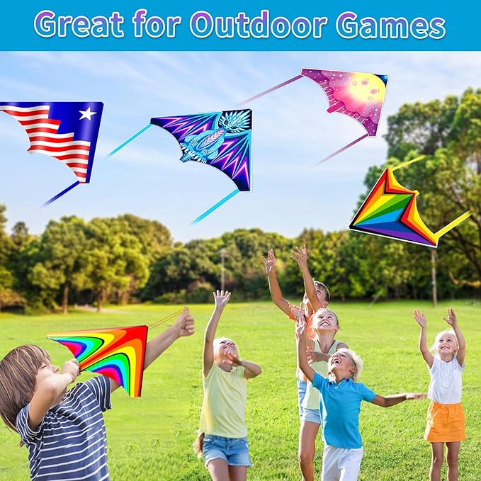 Mini Kites for Kids,Finger Launcher Kites Easy to Fly,Party Favors for Kids 4-8-12 Outdoor Toys