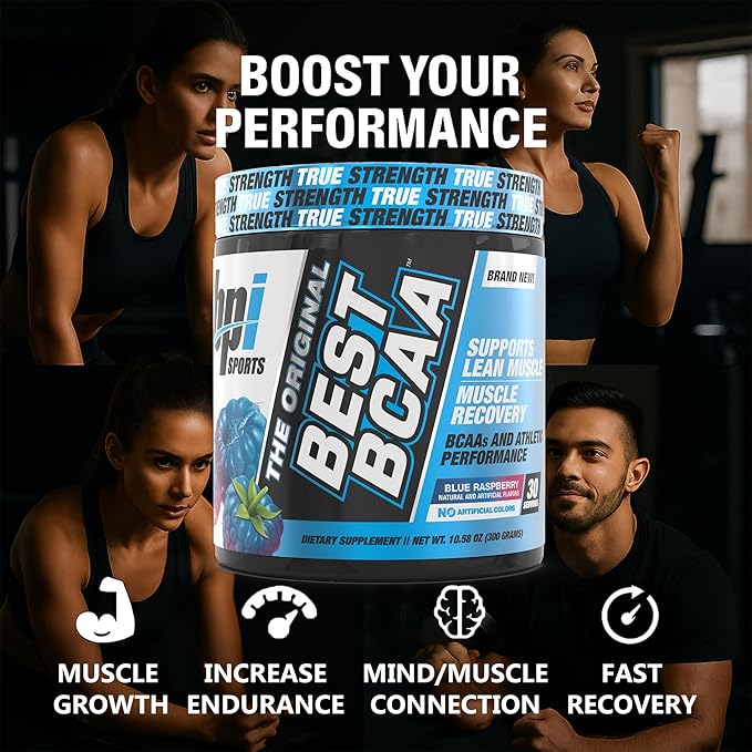 BPI Sports Best BCAA Powder - Muscle Recovery Support - Branched Chain Amino Acids | Building