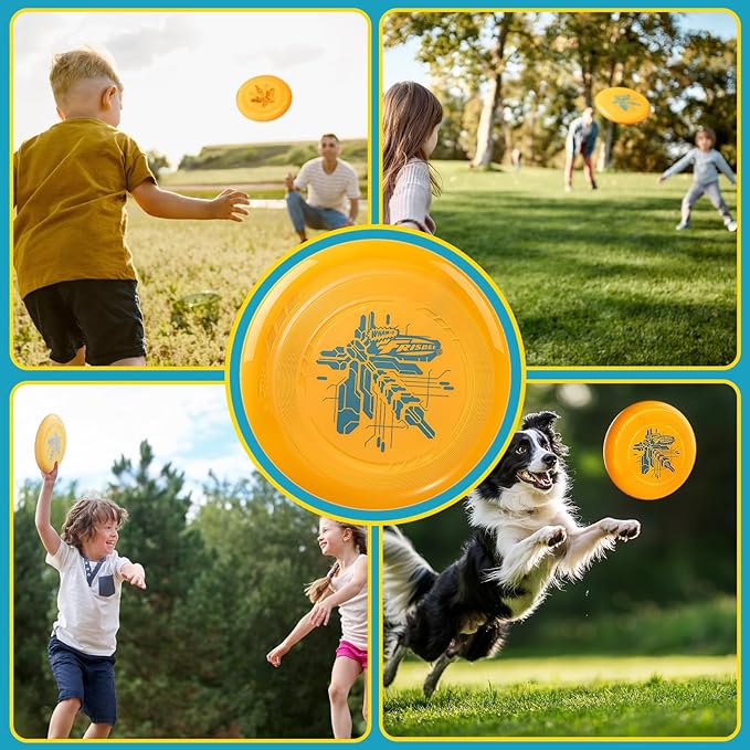 Wham-O Frisbee Go Flying Disc, 9 Inch Lightweight Sports Disc for Beginners Outdoor Beach Backyard