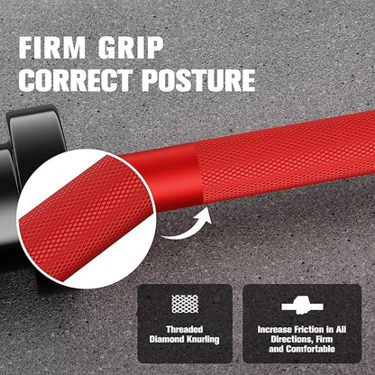 RITFIT Olympic Barbell 4ft/4.8ft/6ft - 2 Inch Weight Bar for Strength Training, Weightlifting