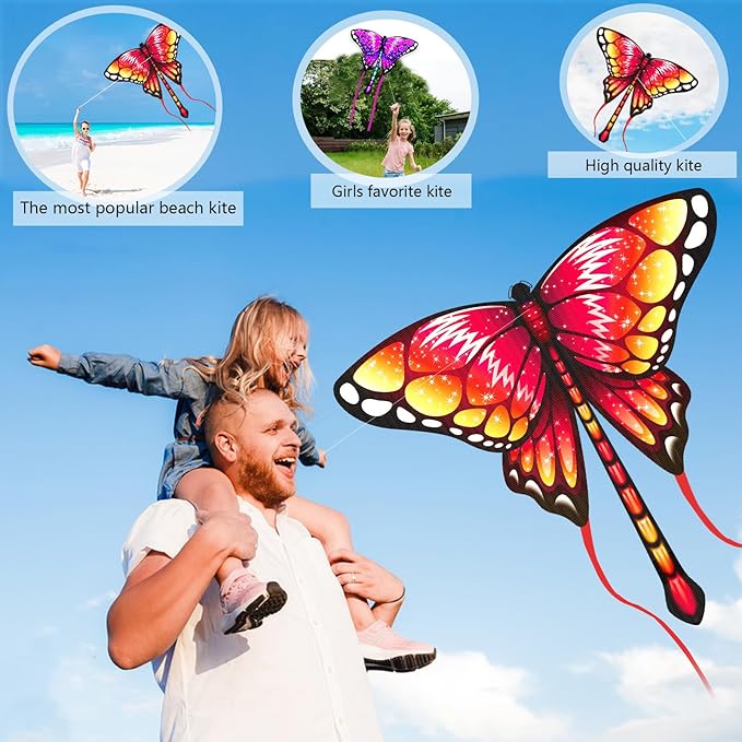 YongnKids Kite for Kids Age 4-8 8-12, Large Kites for Boys Adults Easy to Fly & Assemble, with