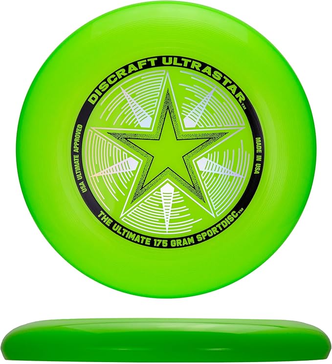 Discraft Ultrastar Neon 5-Pack | Premium Ultimate Discs - Neon Pink, Yellow, Cobalt Blue, Green
