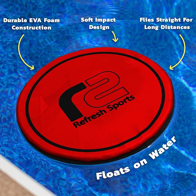 Soft Flying Disc for Kids: Beach Soft Disc - Durable Design Floats On Water - Beach Toys, Pool Toys