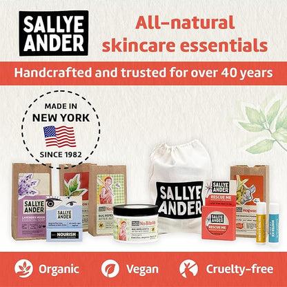 SALLYEANDER No Bite Me All-Natural Bug & Insect Repellent - Anti Itch Cream - 8 oz - Safe for Kids