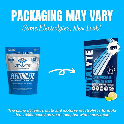 Vitalyte Electrolyte Powder (35 oz, 40 Servings Per Container)-Isotonic Drink Mix for Hydration