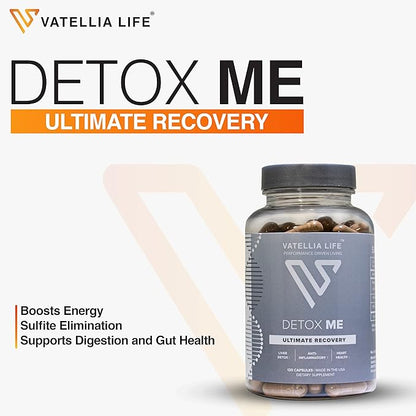 New from Detox Me - Boosts Energy Sulfite Elimination - Supports Digestion & Gut Health - Vitamin