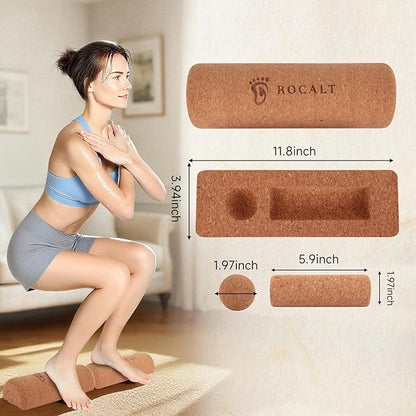 Rocalt Balance Board, Premium Cork Foot Strengthener, Balance Trainers for Enhanced Foot Function