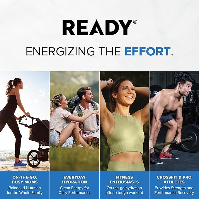 Ready® Protein Water ??20g Whey Protein Isolate, Zero Sugar, Low-Calorie Sports Drink for Hydration
