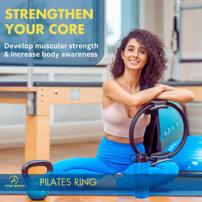 ProBody Pilates Circle - 14 Inch Magic Circle Pilates Ring (Black)