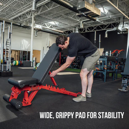 REP Foldable Incline Decline Bench, Metallic Black