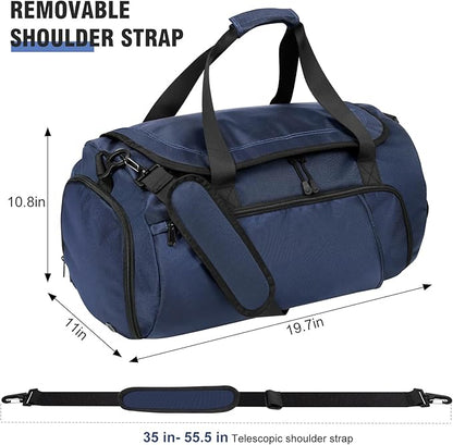 Gym Bag for Men Women With Shoe Compartment & Wet PocketWater Resistant Sports Gym Bag 、shoulder