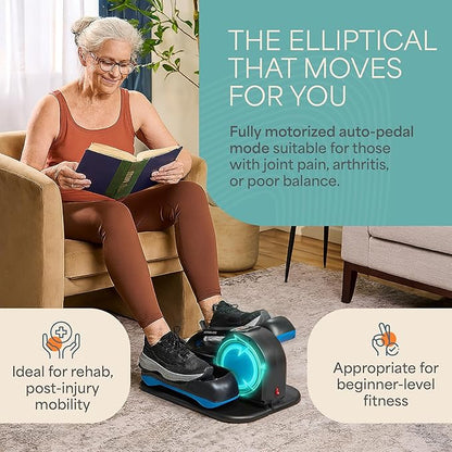 Lifepro Under Desk Elliptical Exercise Machine with or without Red Light, Seated Pedal Exerciser