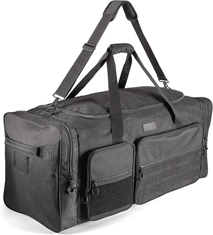Fitdom 130L 36" Heavy Duty Extra Large Sports Gym Equipment Travel Duffle Bag W/Adjustable Shoulder