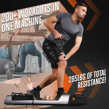 SQUATZ Apollo Board Smart Home Gym 265 LBS Resistance, Multifunctional All in One Gym, Cable Weight