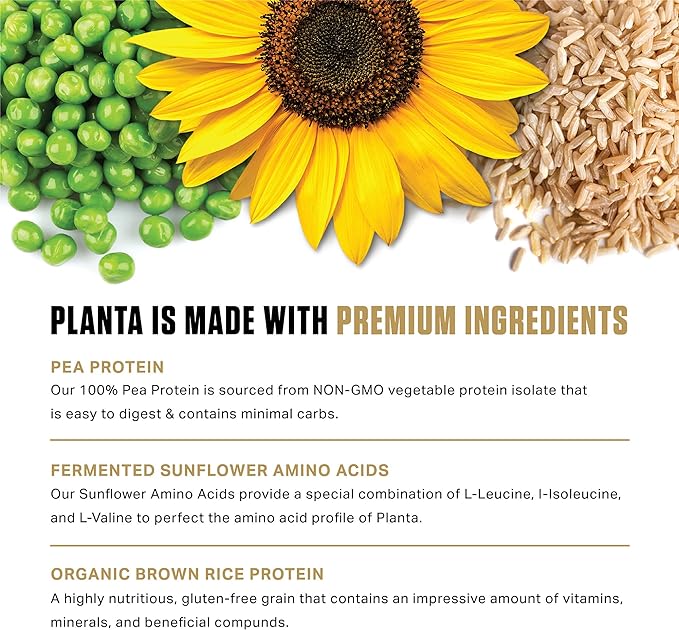 Ambrosia Planta - Premium Plant-Based Protein | Vegan & Keto Friendly | Gourmet Flavors with No