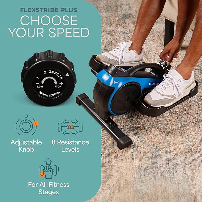Lifepro Under Desk Elliptical Exercise Machine with or without Red Light, Seated Pedal Exerciser