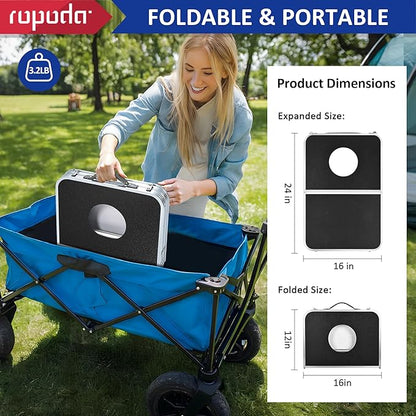 ROPODA Portable Cornhole Board Set,24 x 16 in Corn Hole Games for Adults with 8 Bean Bags