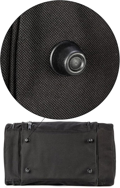 Gym Duffel Bag for Men Sports Duffel Bag with Shoe Compartment (BLACK-Model A)