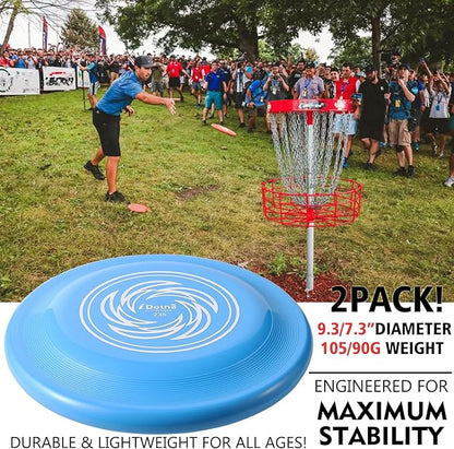 Sports Flying Disc, 2 Pack Compeition Flying Discs, Lightweight Durable Flying Disc Toys for