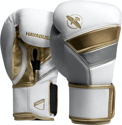 Hayabusa T3 Boxing Gloves for Men and Women Wrist and Knuckle Protection, Dual-X Hook and Loop
