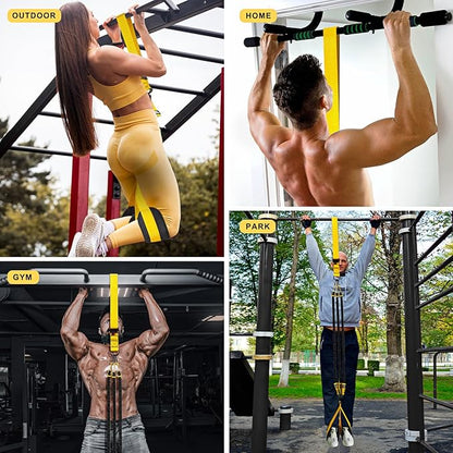 HPYGN Pull Up Assistance Bands, Heavy Duty Resistance Band for Pull Up Bar, Adjustable Weight/Size