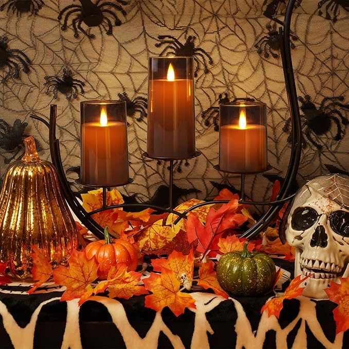 Homemory Realistic Flickering Flameless Candles, Battery Operated Candles, LED Fake Electric Candle