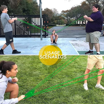Water Balloon Launcher 2pc Slingshot for Adults 500 Yard Long Range T Shirt Launcher Party Game