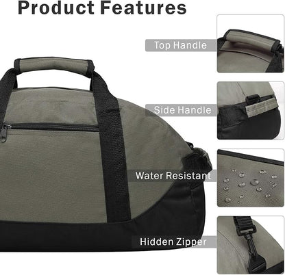 BuyAgain Duffle Bag, 18" Travel Carry On Sport Duffel Gym Bag with Top Handle For men Or Women