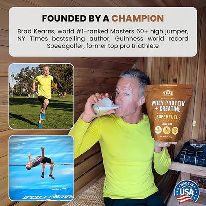 B.rad Superfuel - Grass Fed Whey Protein Isolate Boosted with Creatine | Farm-Fresh