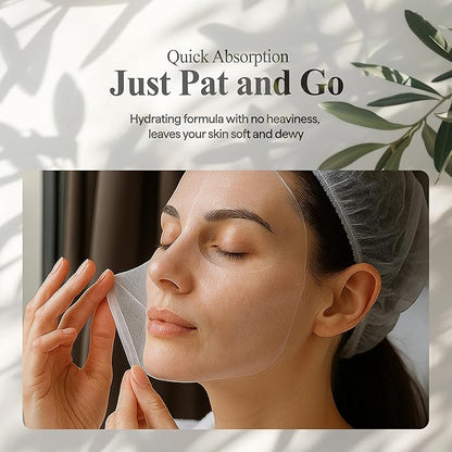 All Natural Houttuynia Cordata Mask Sheet - Heartleaf Soothing & Sebum Control Facial Sheet Mask
