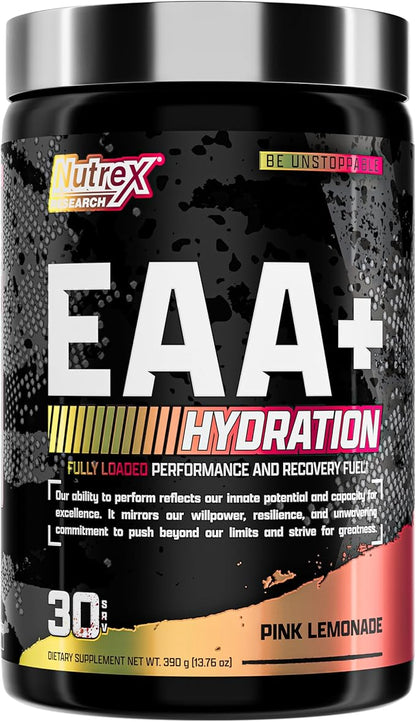 Nutrex Research EAA Hydration | EAAs + BCAA Powder | Muscle Recovery, Strength, Muscle Building