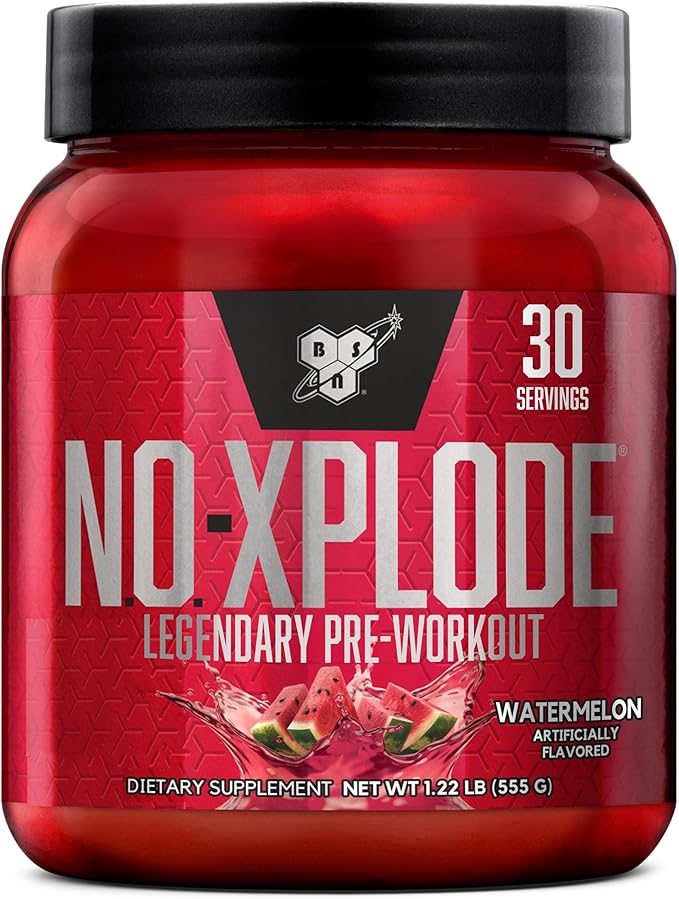 BSN N.O.-XPLODE Pre Workout Powder, Energy Supplement for Men and Women with Creatine and