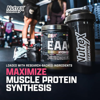 Nutrex Research EAA Hydration | EAAs + BCAA Powder | Muscle Recovery, Strength, Muscle Building
