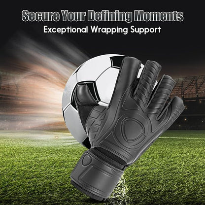Soccer Goalkeeper Gloves with Finger Protection to Prevent Injuries, Strong Grip for Tough Tackles
