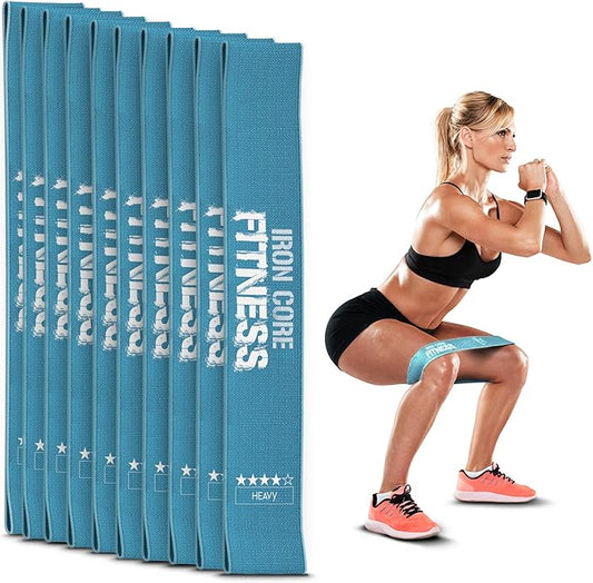 Fabric Mini Resistance Bands Sets for Trainers, Bootcamp, Gym for Men and Women in Fun Colors