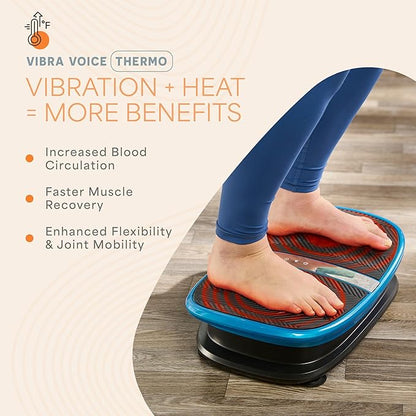 Lifepro Voice-Controlled Linear Vibration Plate ??Whole Body Curved Vibrating Platform with Heat