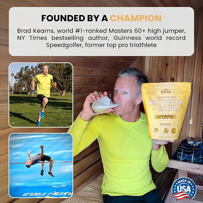 B.rad Superfuel - Grass Fed Whey Protein Isolate Boosted with Creatine | Farm-Fresh