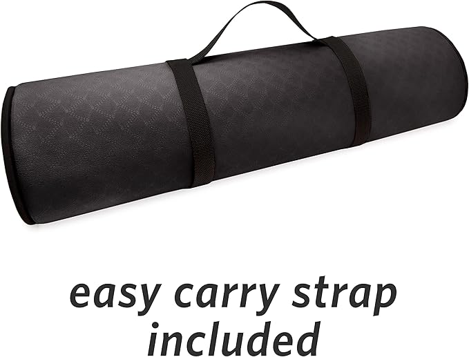 MICRODRY Deluxe Fitness Exercise Yoga Mat for Home & Gym, Extra Thick for High Impact Training