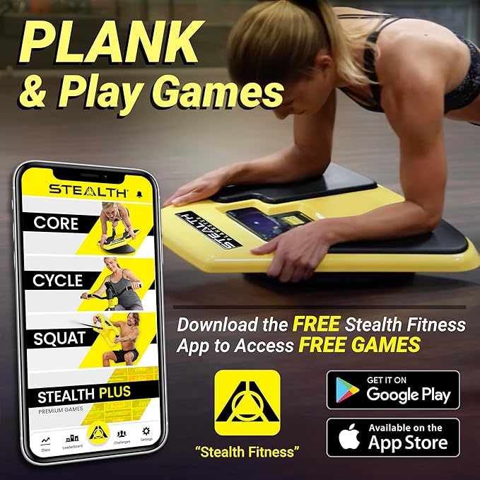 Stealth Core Deluxe Trainer - Turn Fitness Into a Fun Game - Get Strong Sexy Abs and Lean Core