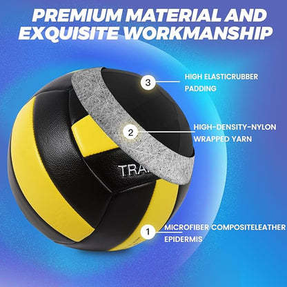 1.1LBS Heavy Weight Volleyball Official Size 5 Setter Training Volleyballs Training