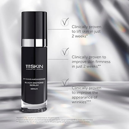 111SKIN Black Diamond Serum, Hydrating Serum for Face with NovoRetin, Microalgae Extract & NAC Y2