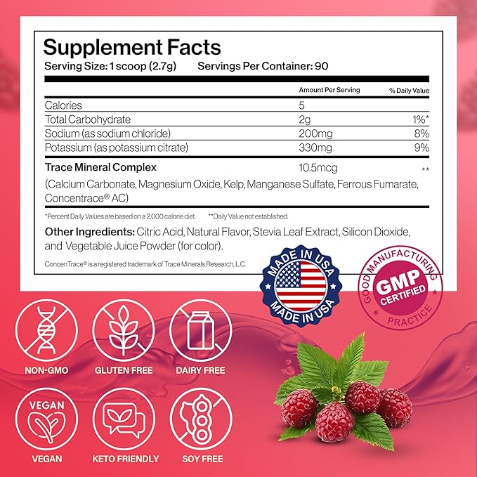 Dr. Price’s Electrolyte Mix | Sugar-Free Hydration Powder with 72+ Trace Minerals | No Sugar