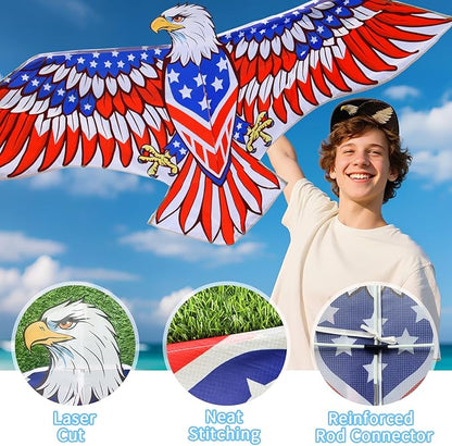 for Kids & Adults Easy to Fly, Large Kites for Adults,Beginner Kite for Kids Ages 4-8, 8-12