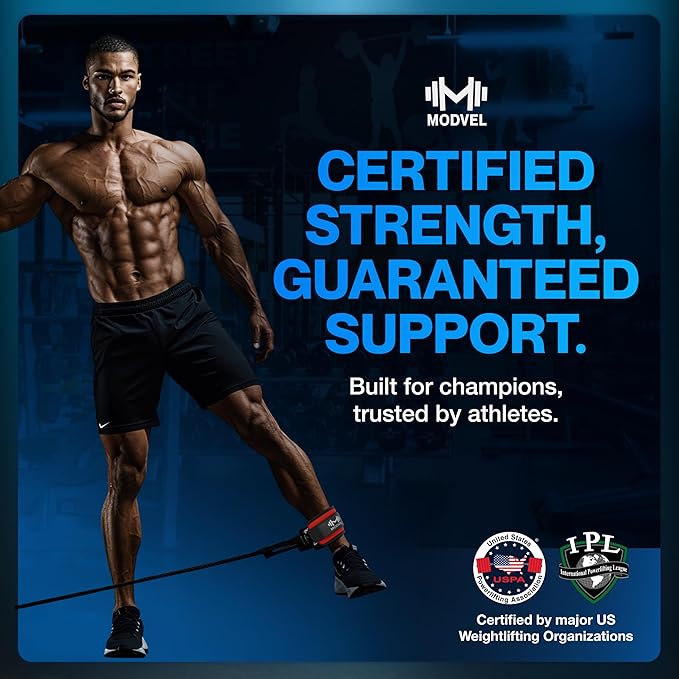 Modvel Gym Ankle Strap for Cable Machines ??Glute & Leg Kickback Ankle Straps for Gym Workouts