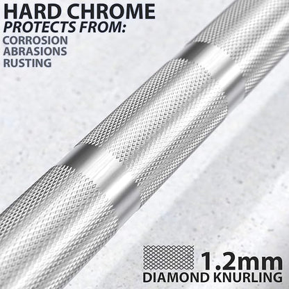 Synergee Regional Olympic 20kg Men’s and 15kg Women’s Hard Chrome & Black Phosphate Barbells. Rated