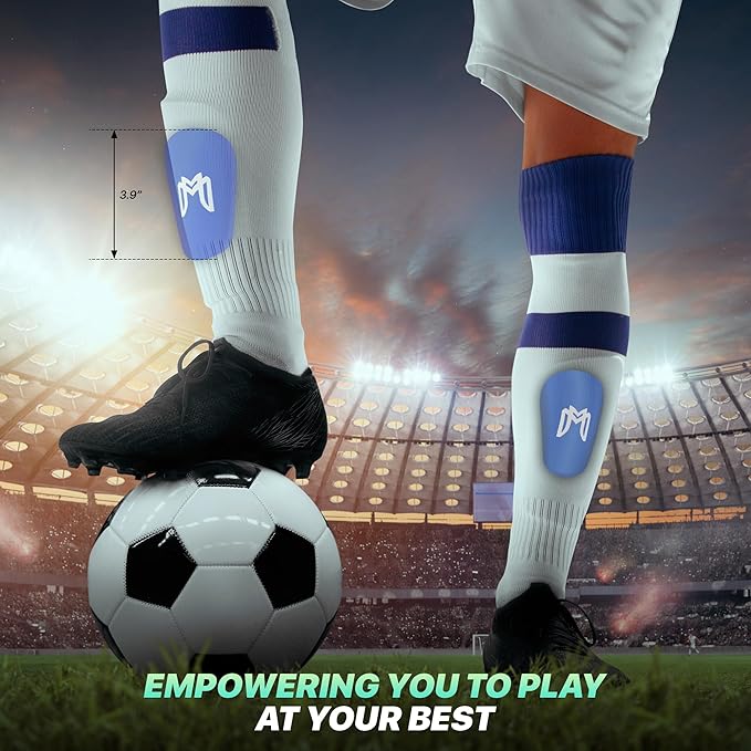 MiniGuards - Mini Shin Guards for Soccer Players - Tiny Shin Pads for Men, Women, Teens - Miniature